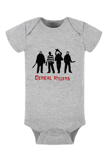 Cereal Killers Onesie - gray