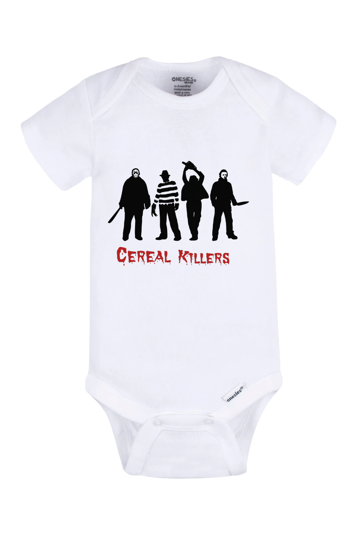 Cereal Killers Onesie - white