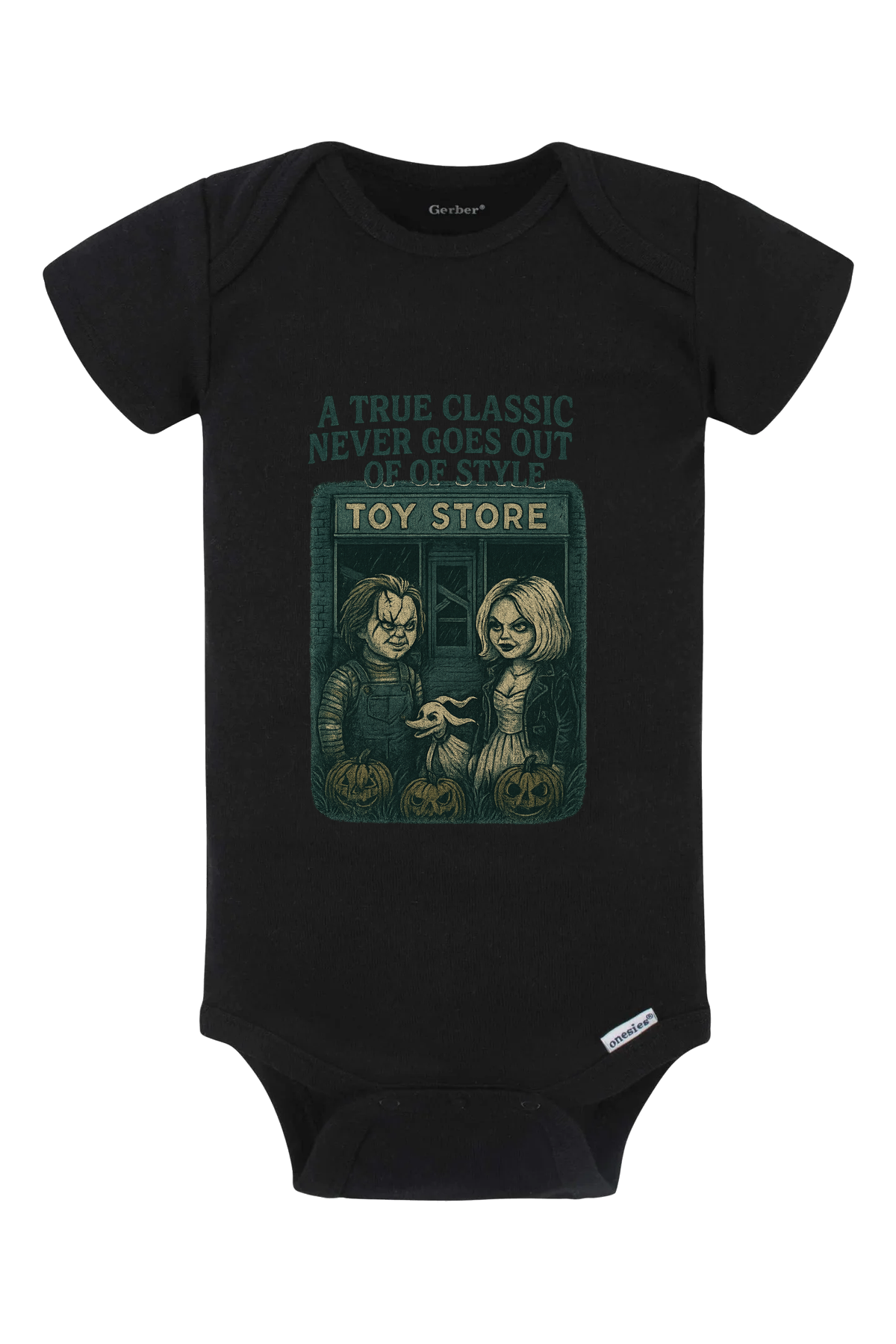 Chucky Classic Toy Store Onesie - black
