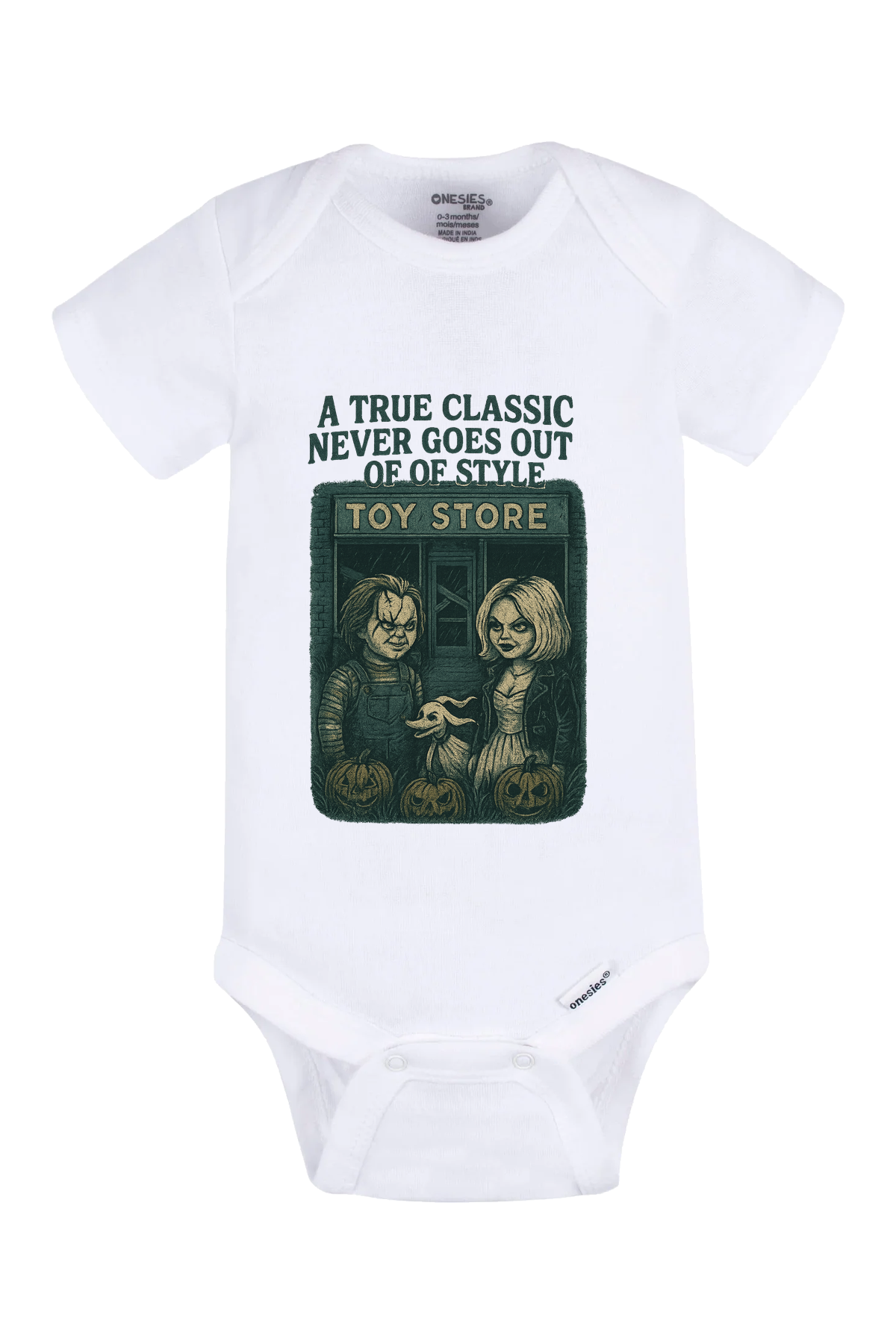 Chucky Classic Toy Store Onesie - white
