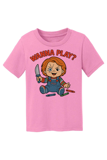 Chucky Wanna Play T-Shirt - pink