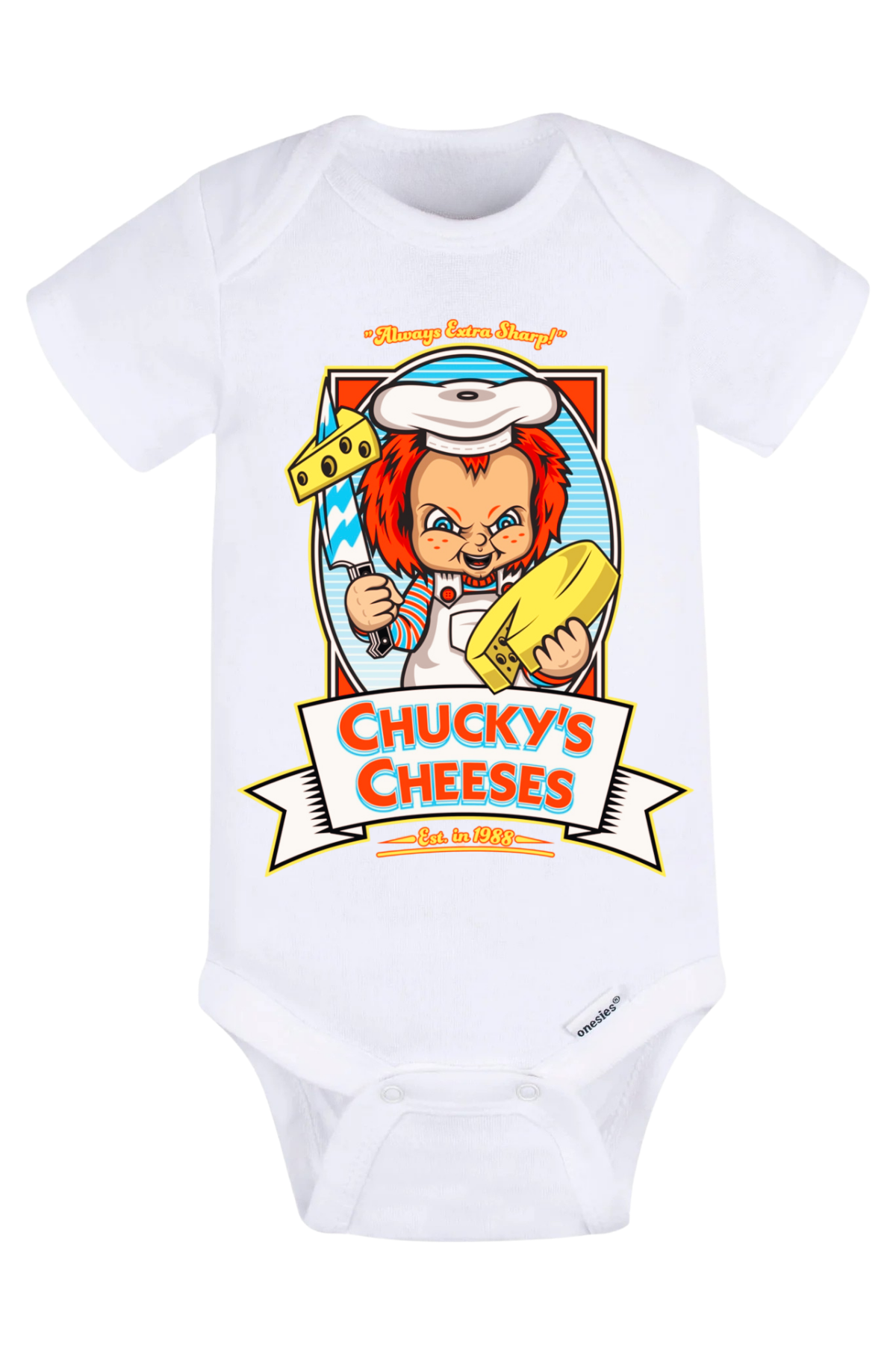 Chucky’s Cheese Onesie