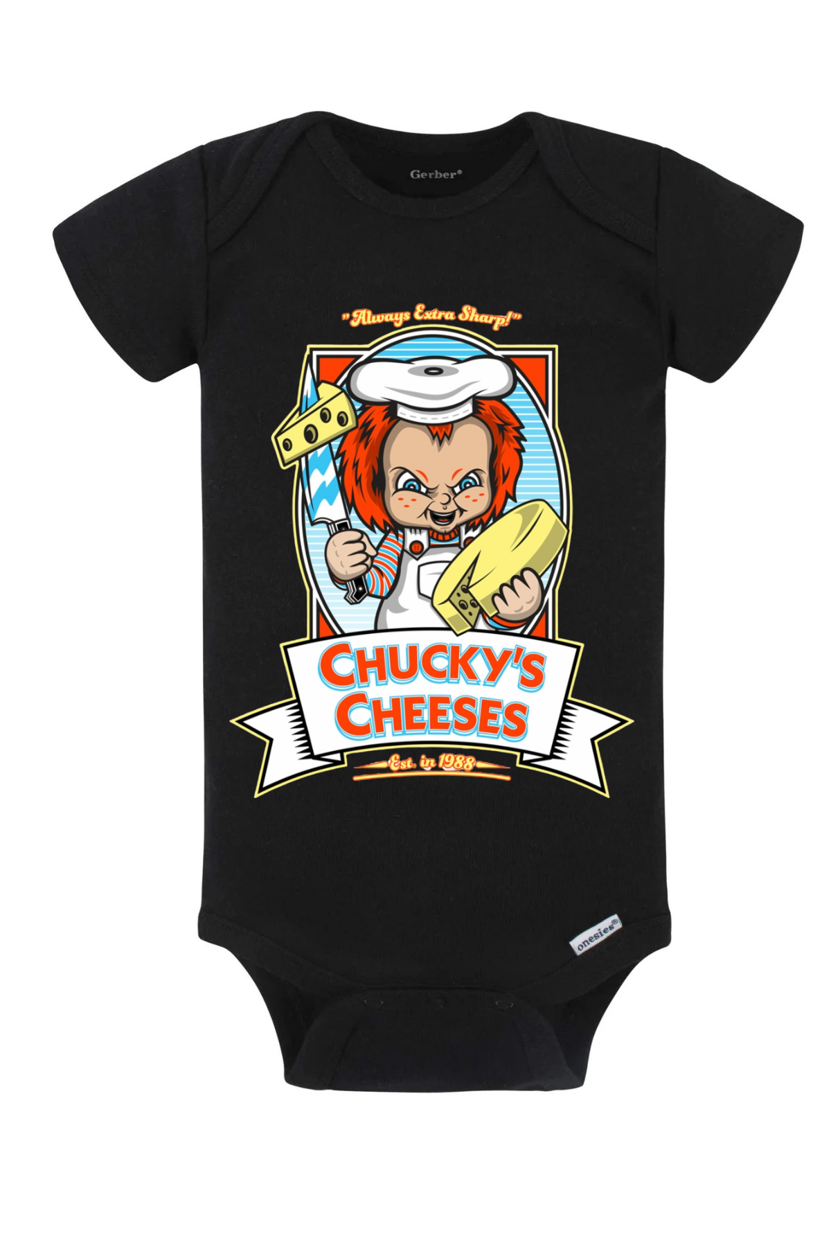 Chucky’s Cheese Onesie