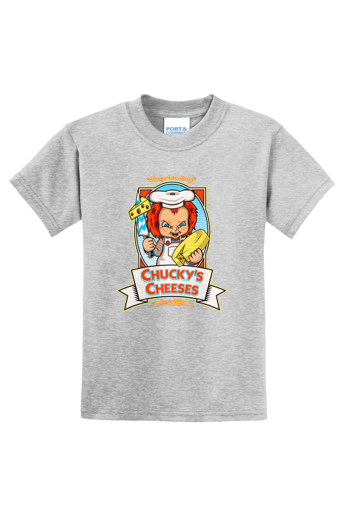 Chucky’s Cheese T-Shirt - gray
