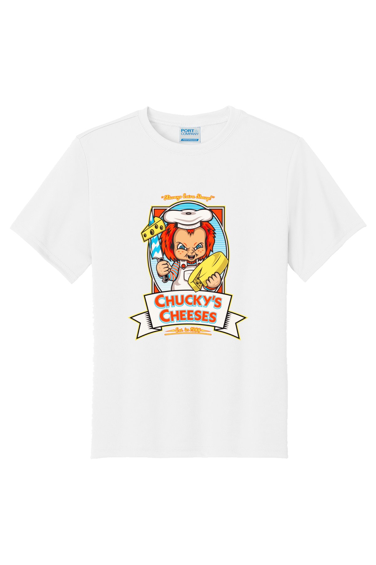 Chucky’s Cheese T-Shirt - white