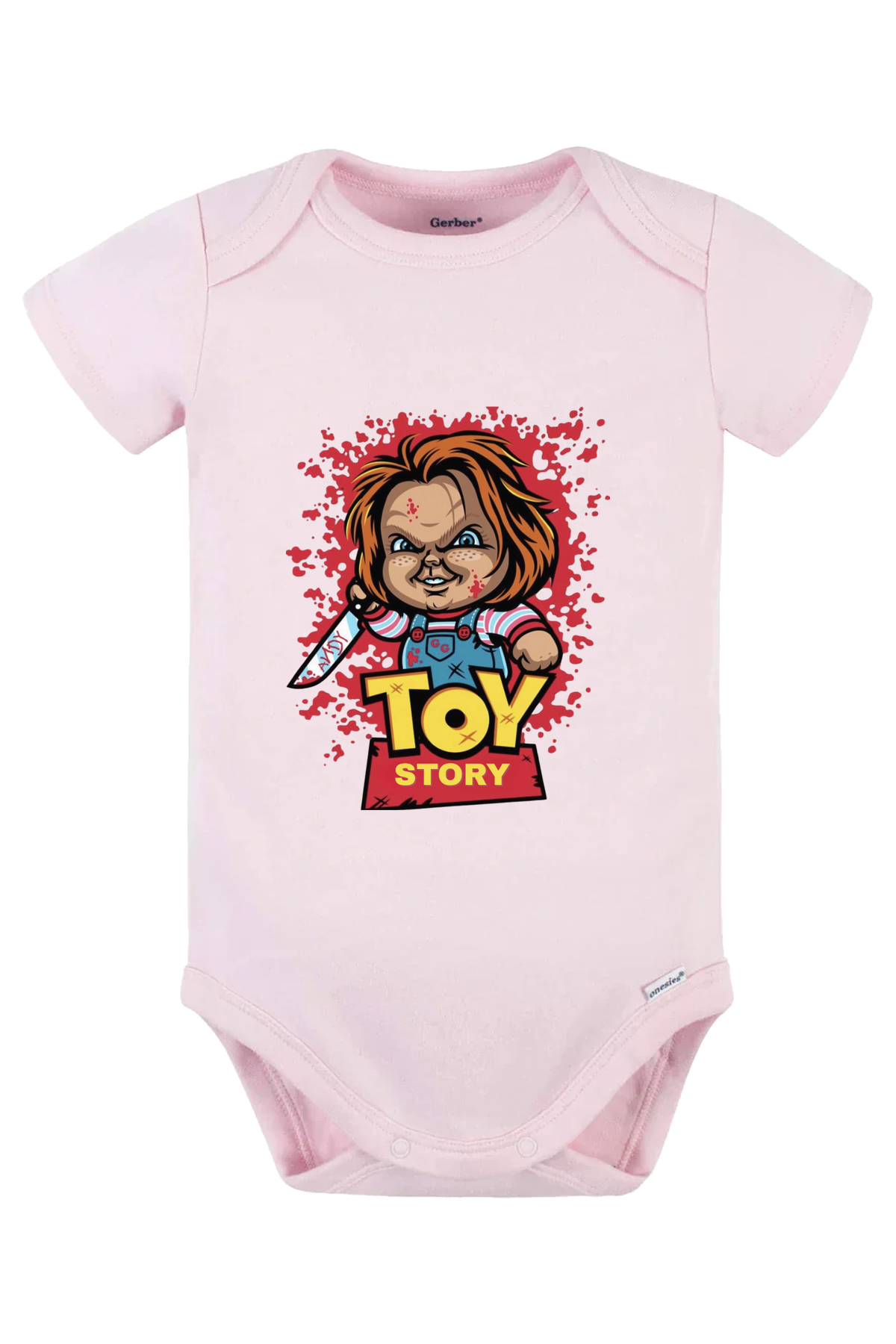 Chucky’s Toy Story Color Onesie - pink