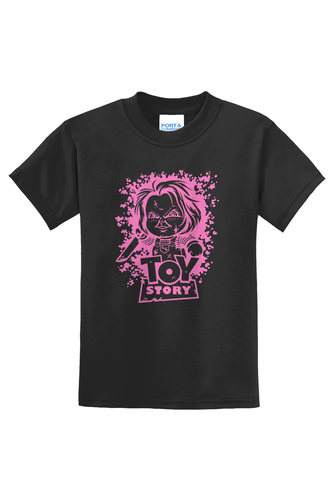 Chucky’s Toy Story Pink T-Shirt - black