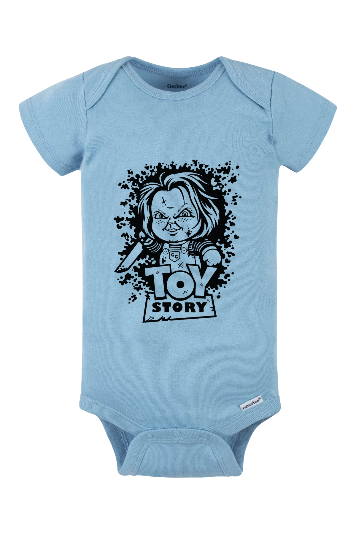 Chucky’s Toy Story White Onesie - light blue