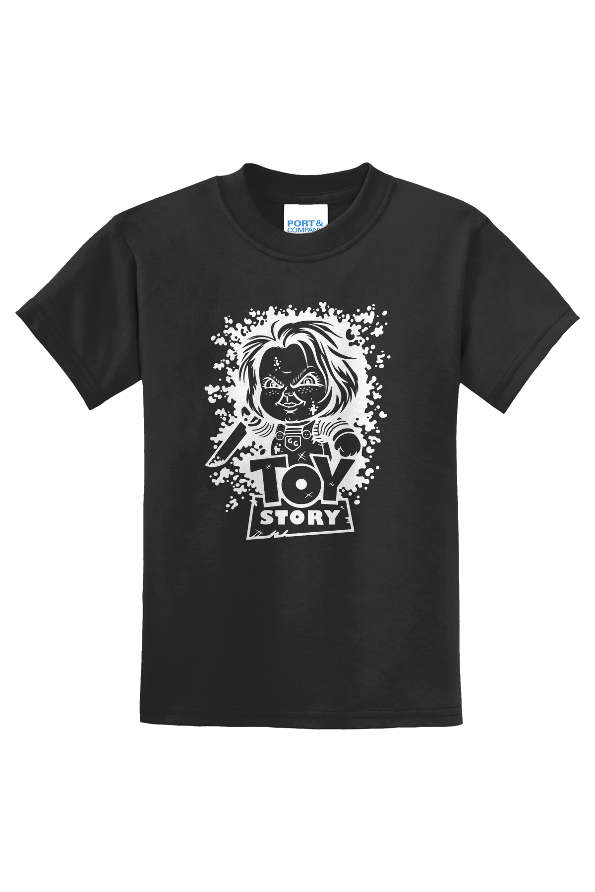 Chucky’s Toy Story White T-Shirt - black