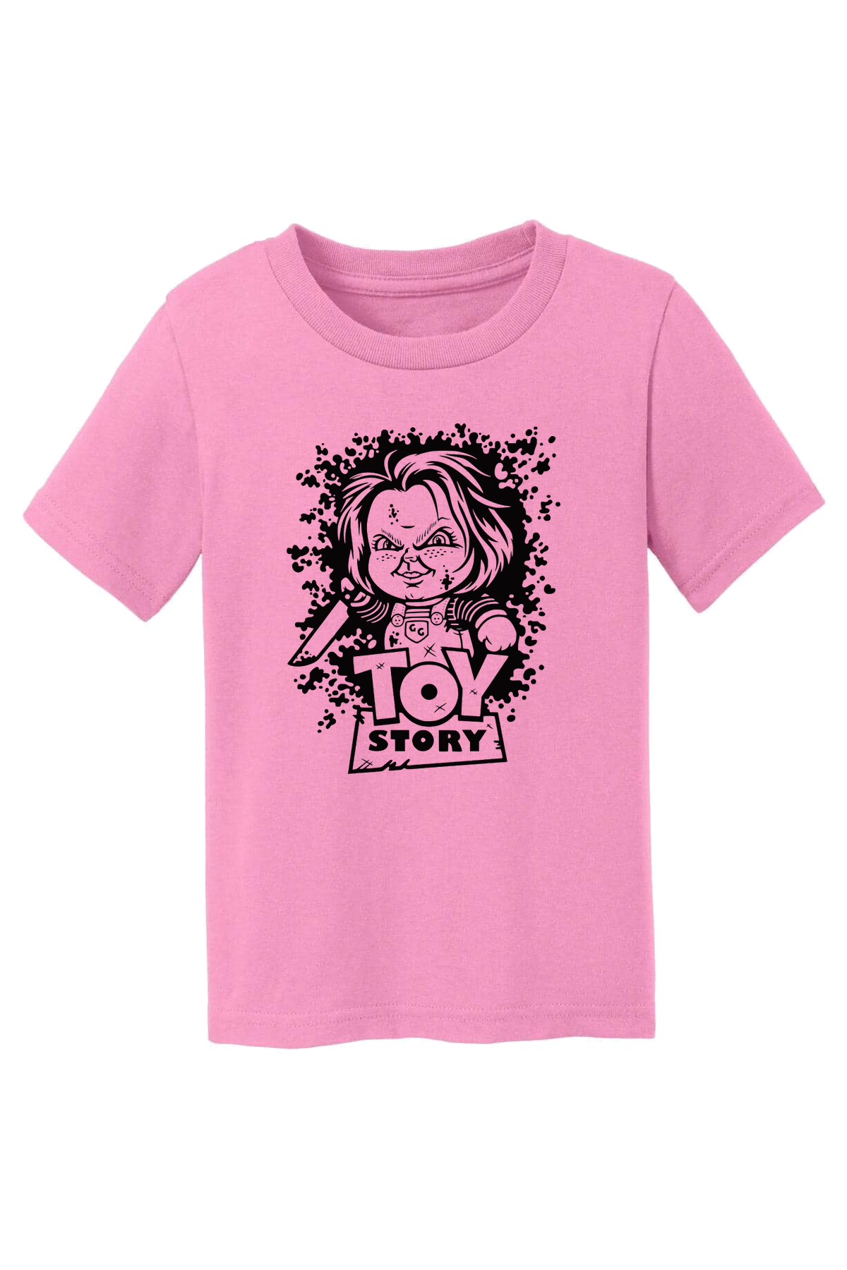 Chucky’s Toy Story White T-Shirt - pink