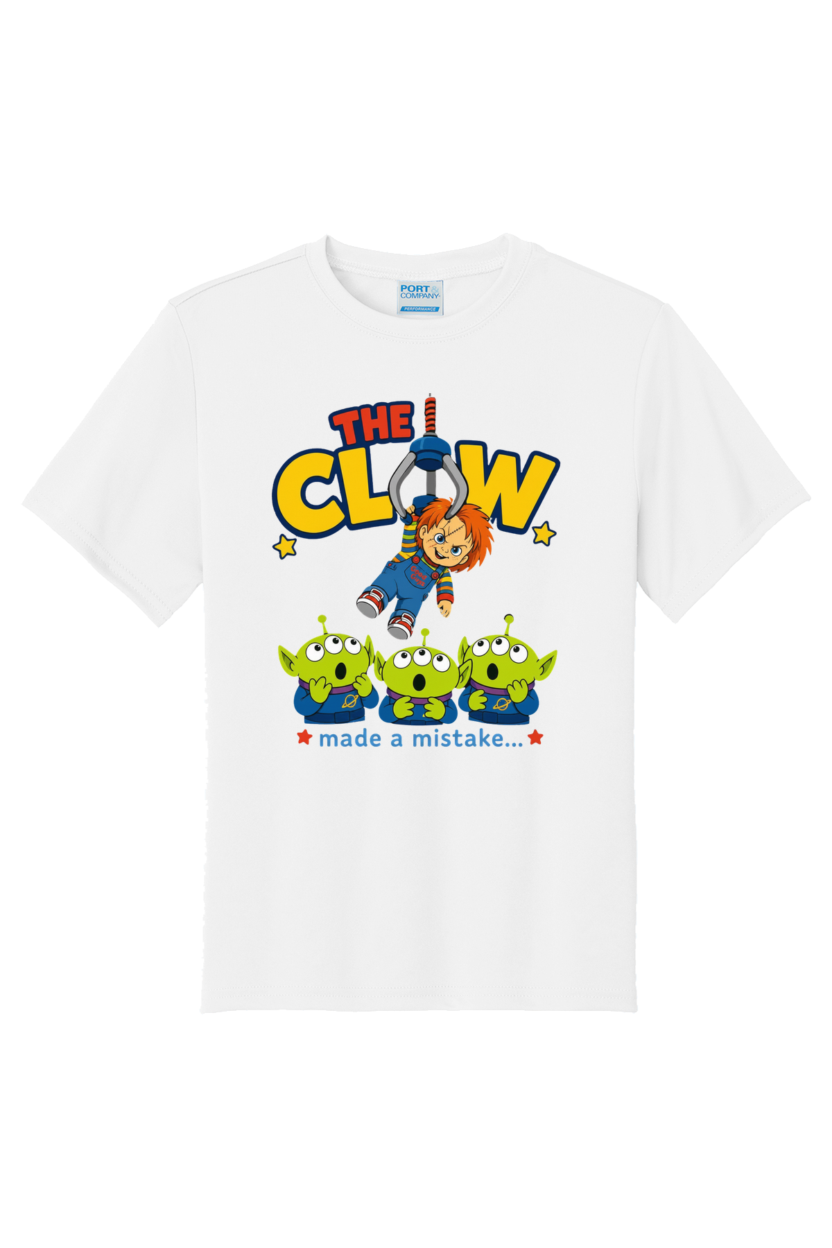 Claw Mistake White T-Shirt - white