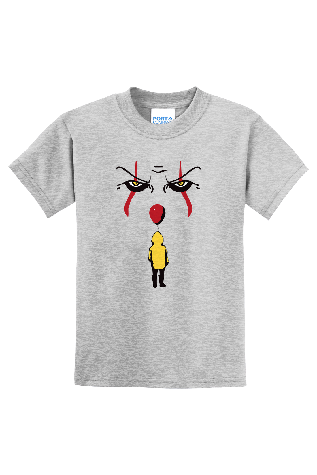 Clown Face T-Shirt - black
