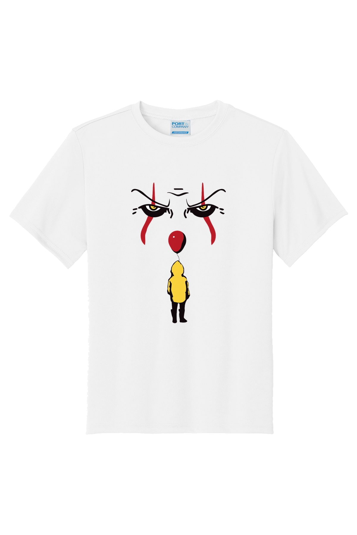 Clown Face T-Shirt - white
