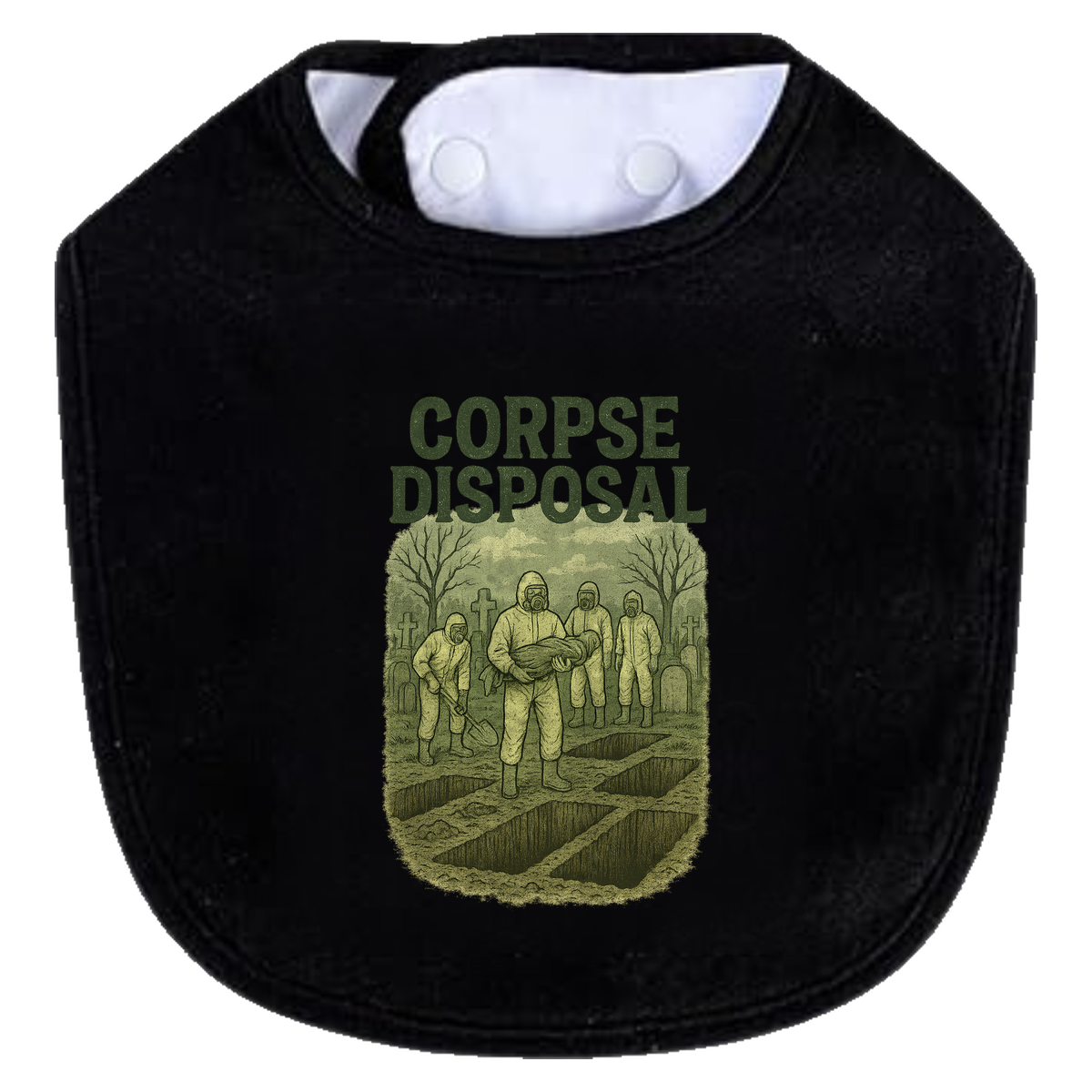 Corpse Disposal Bib - black