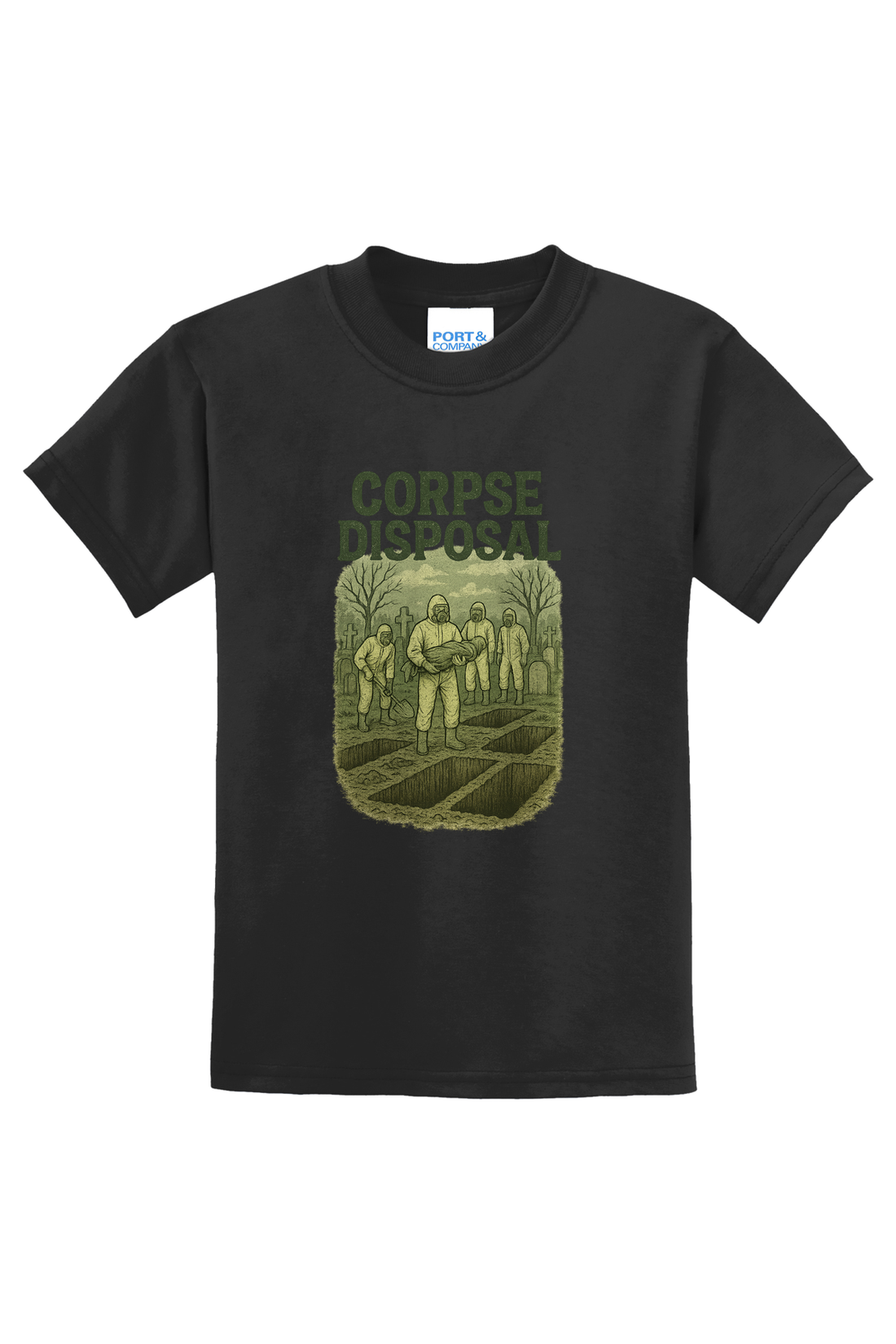 Corpse Disposal T-Shirt - light blue