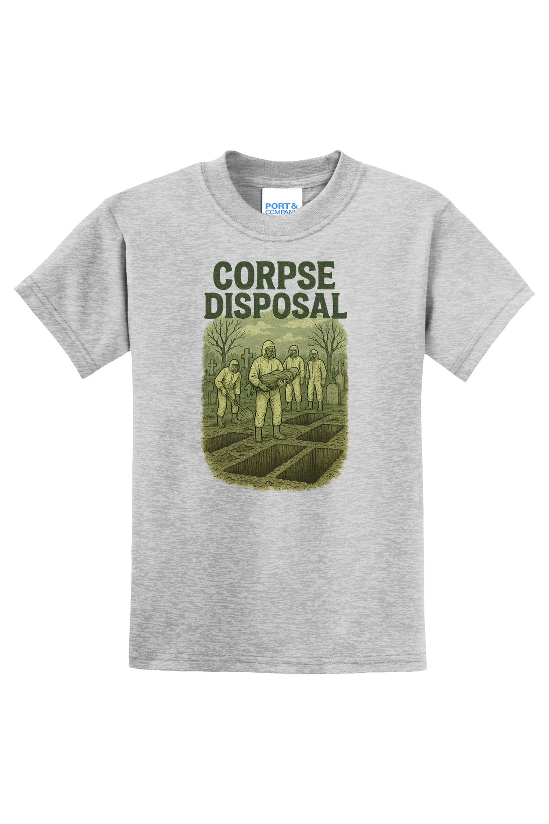 Corpse Disposal T-Shirt - light blue