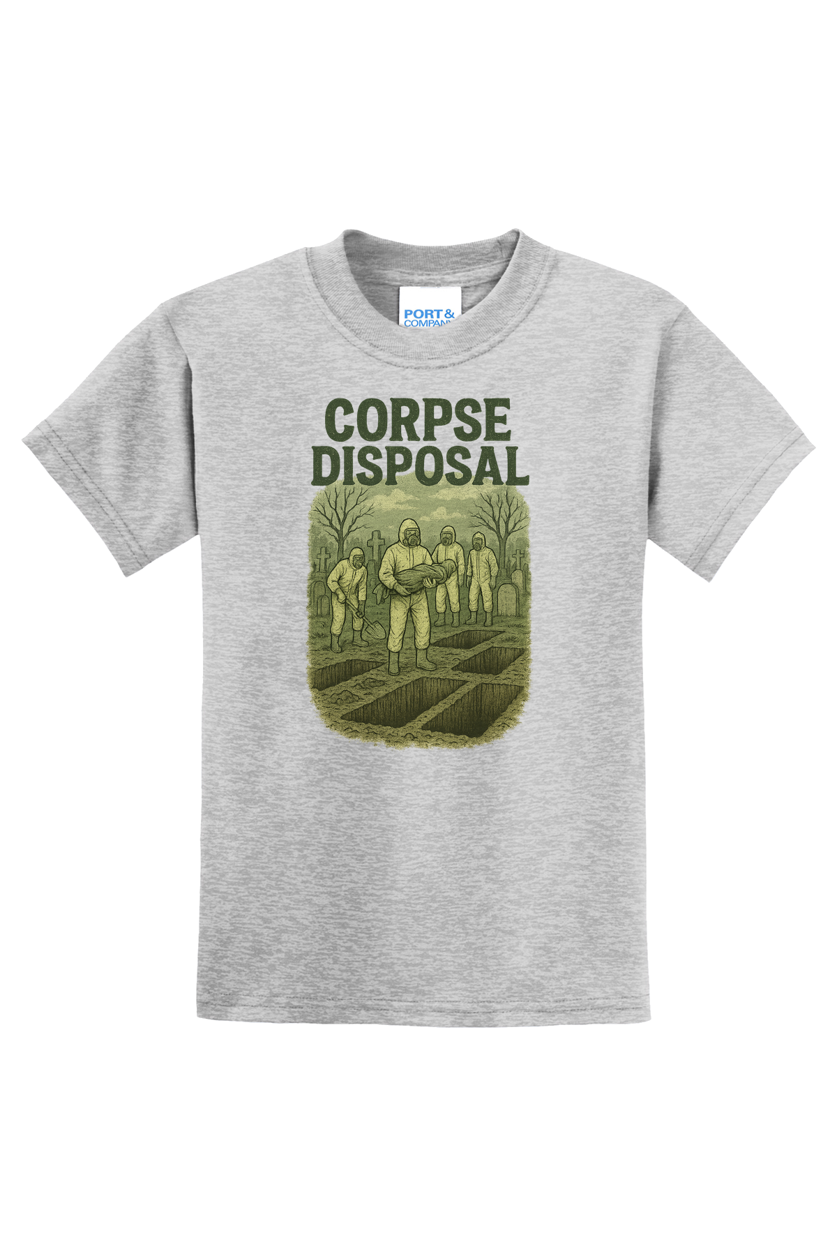 Corpse Disposal T-Shirt - gray