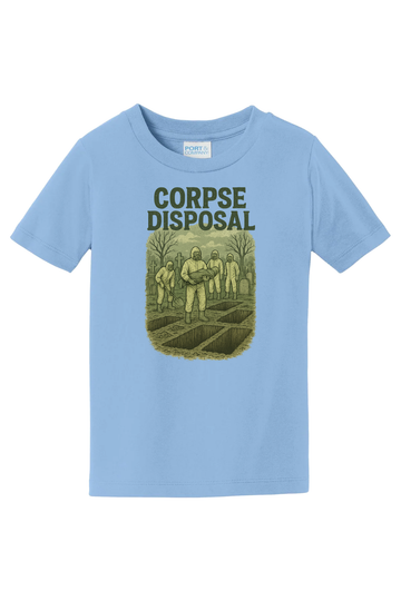 Corpse Disposal T-Shirt - light blue