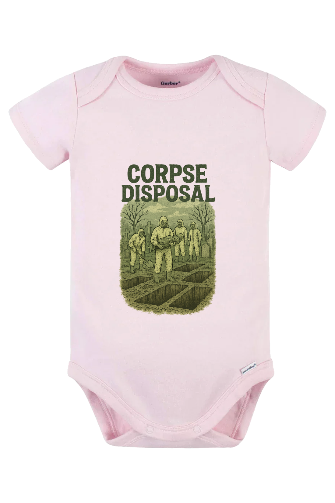 Corpse Disposal Onesie - pink