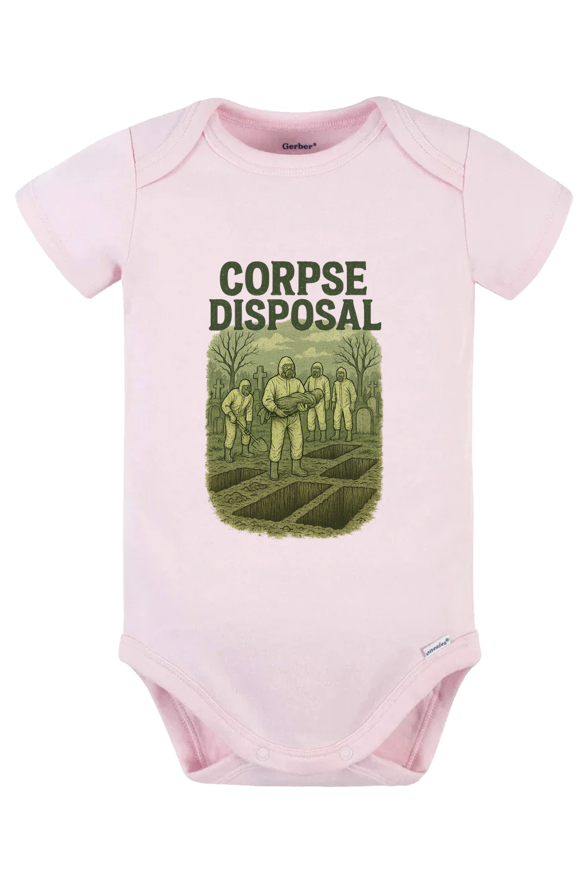 Corpse Disposal Onesie - pink