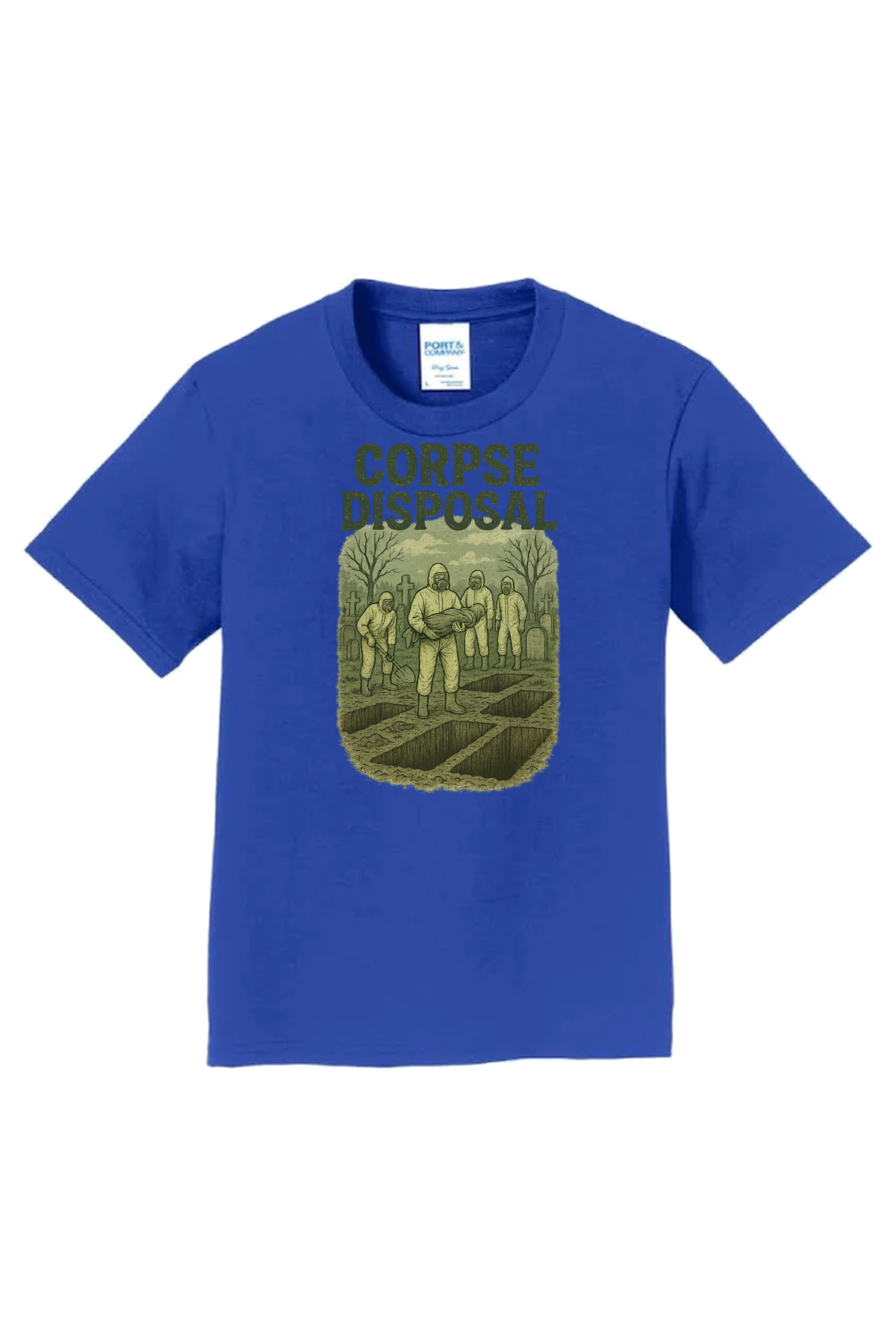 Corpse Disposal T-Shirt - royal blue