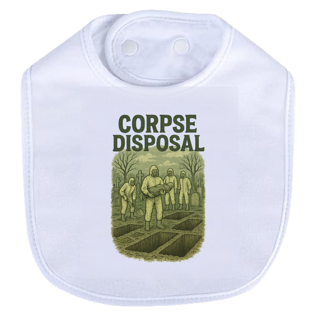 Corpse Disposal Bib - white