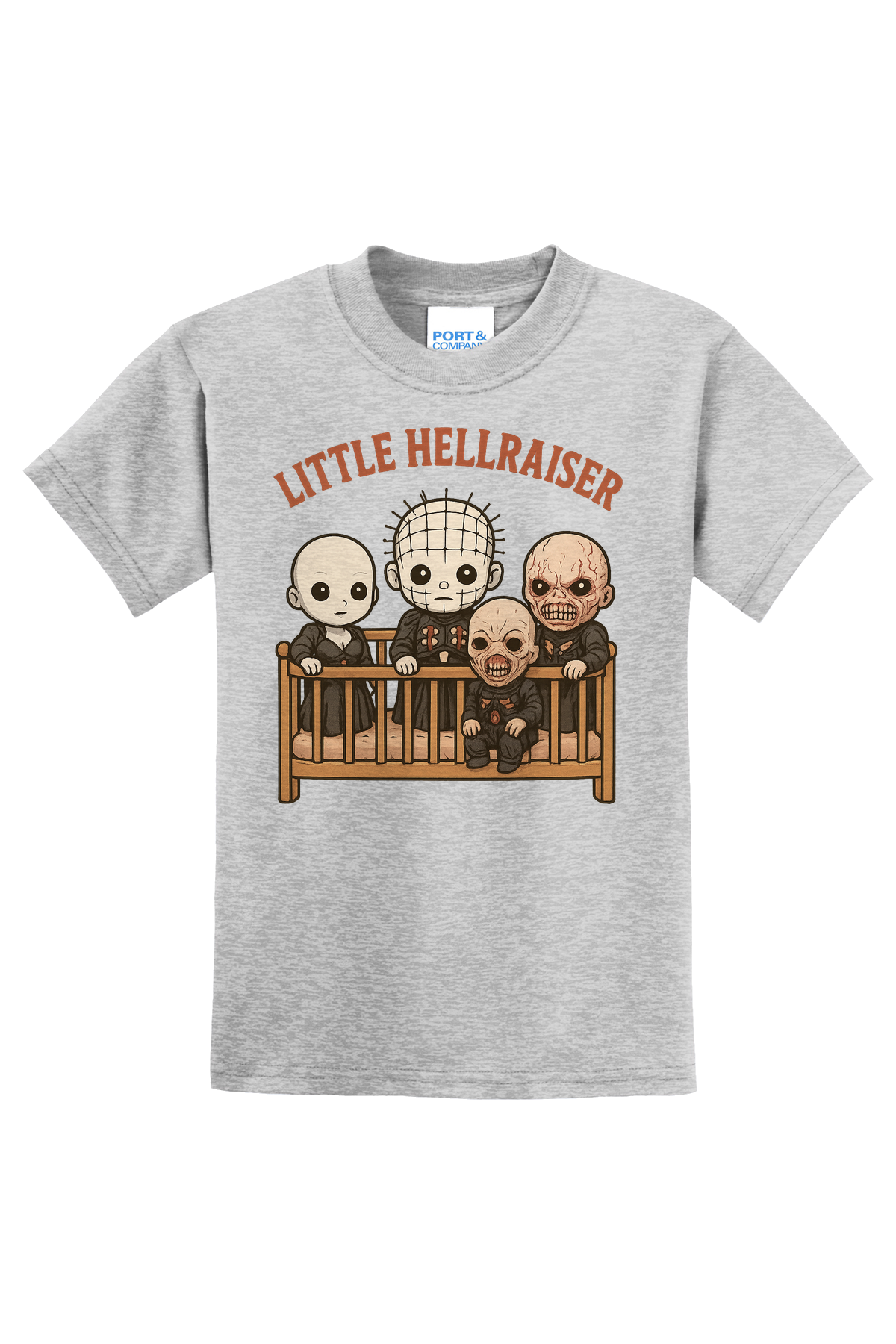 Crib Little Hellraiser T-Shirt - gray