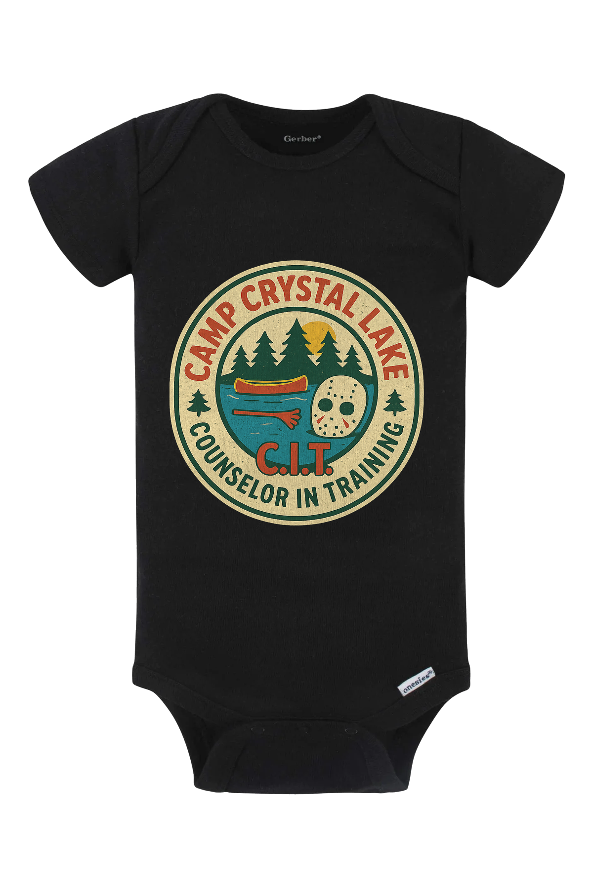 Crystal Lake CIT Onesie - black