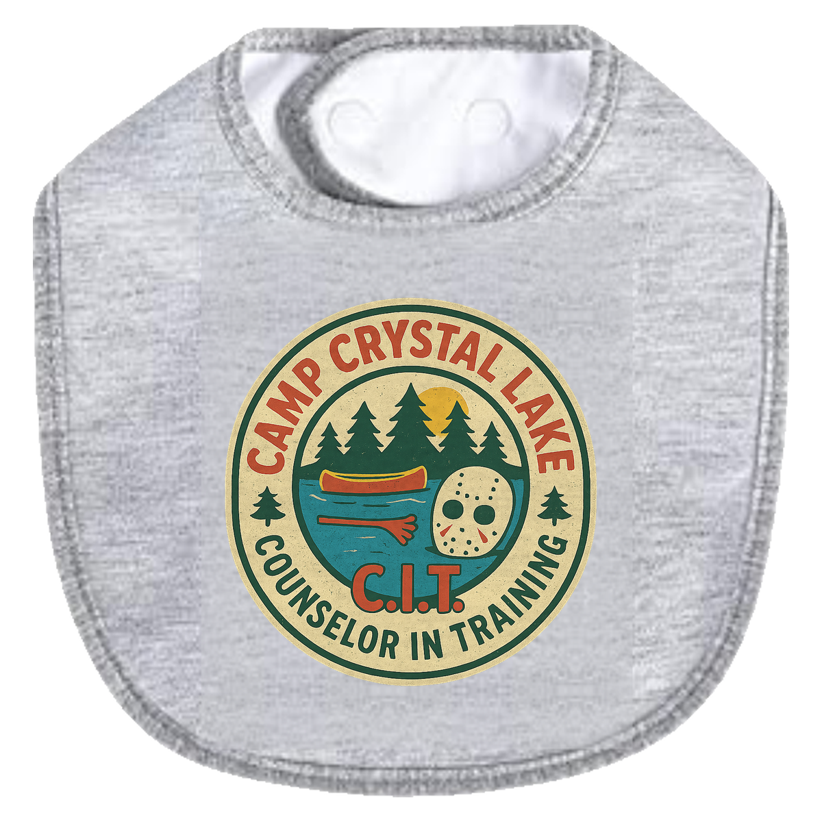 Crystal Lake CIT Bib - gray