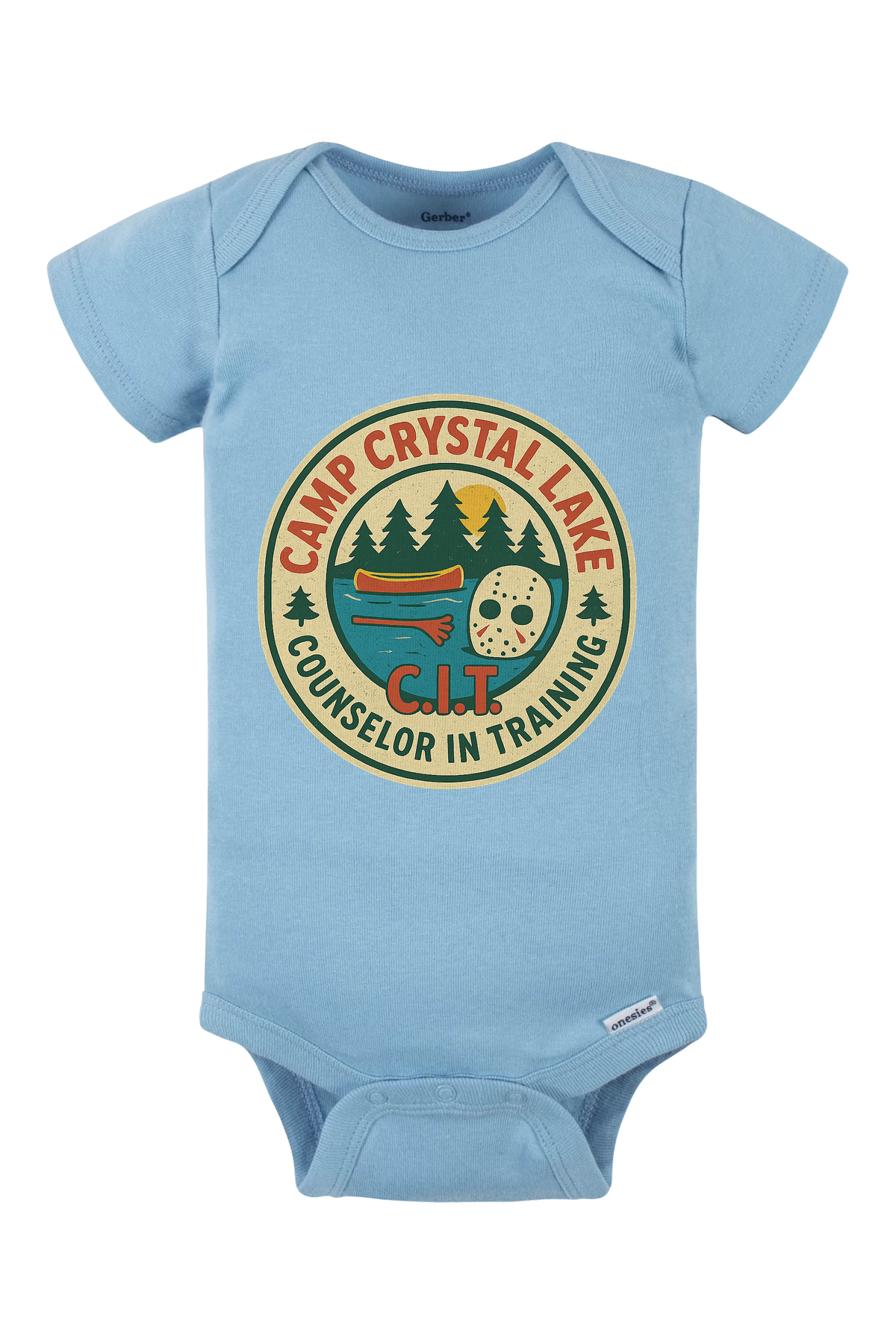 Crystal Lake CIT Onesie - light blue