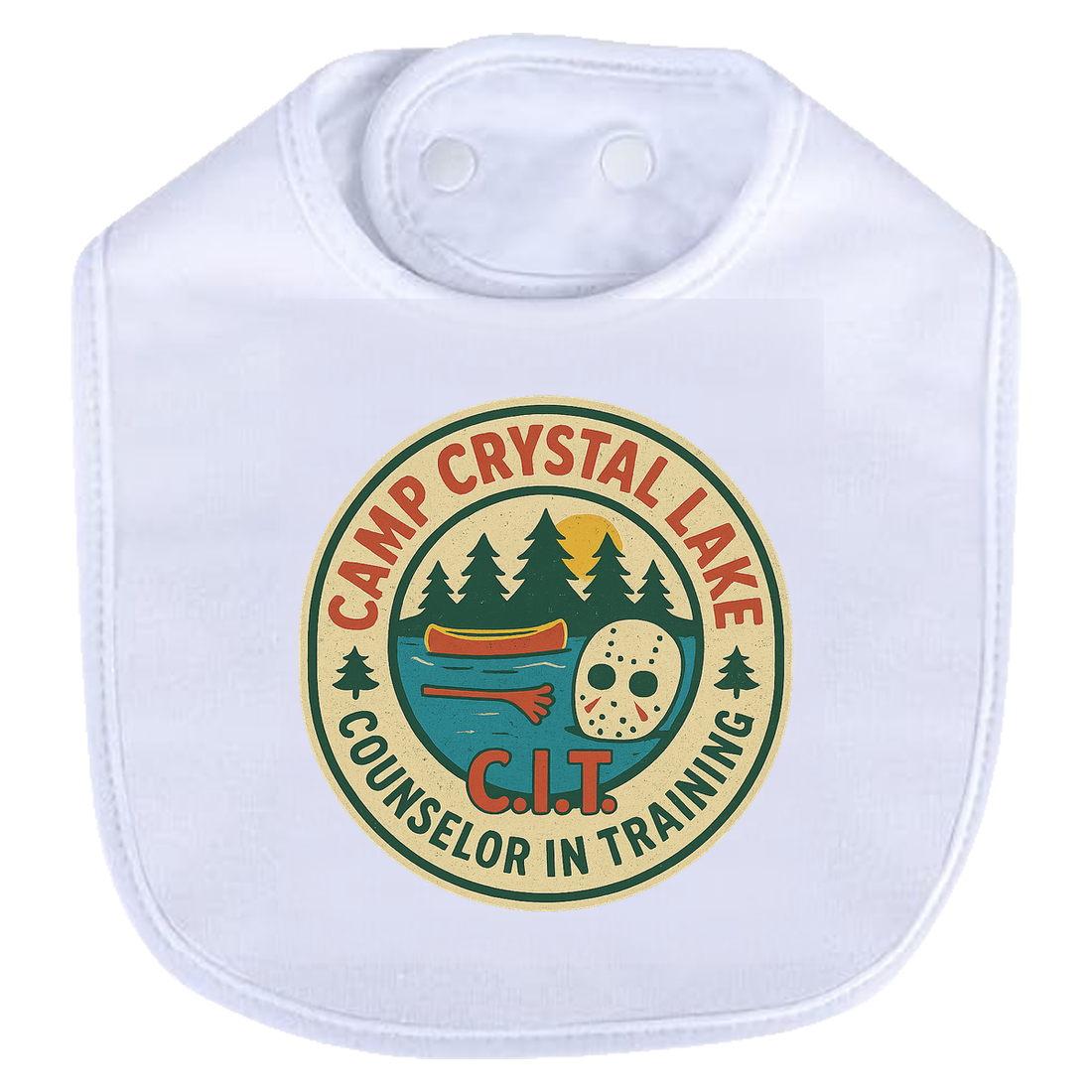 Crystal Lake CIT Bib - white