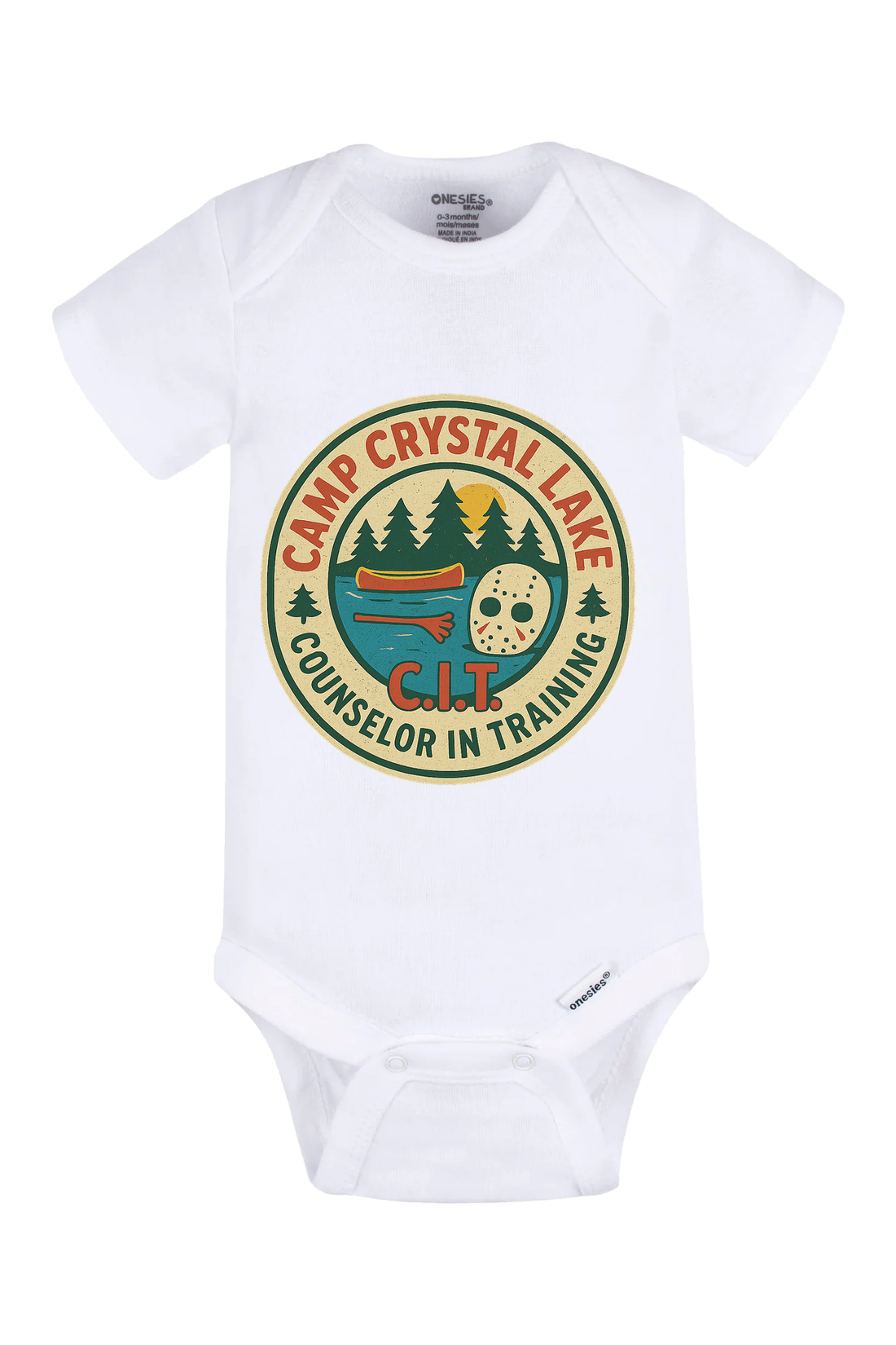 Crystal Lake CIT Onesie - white