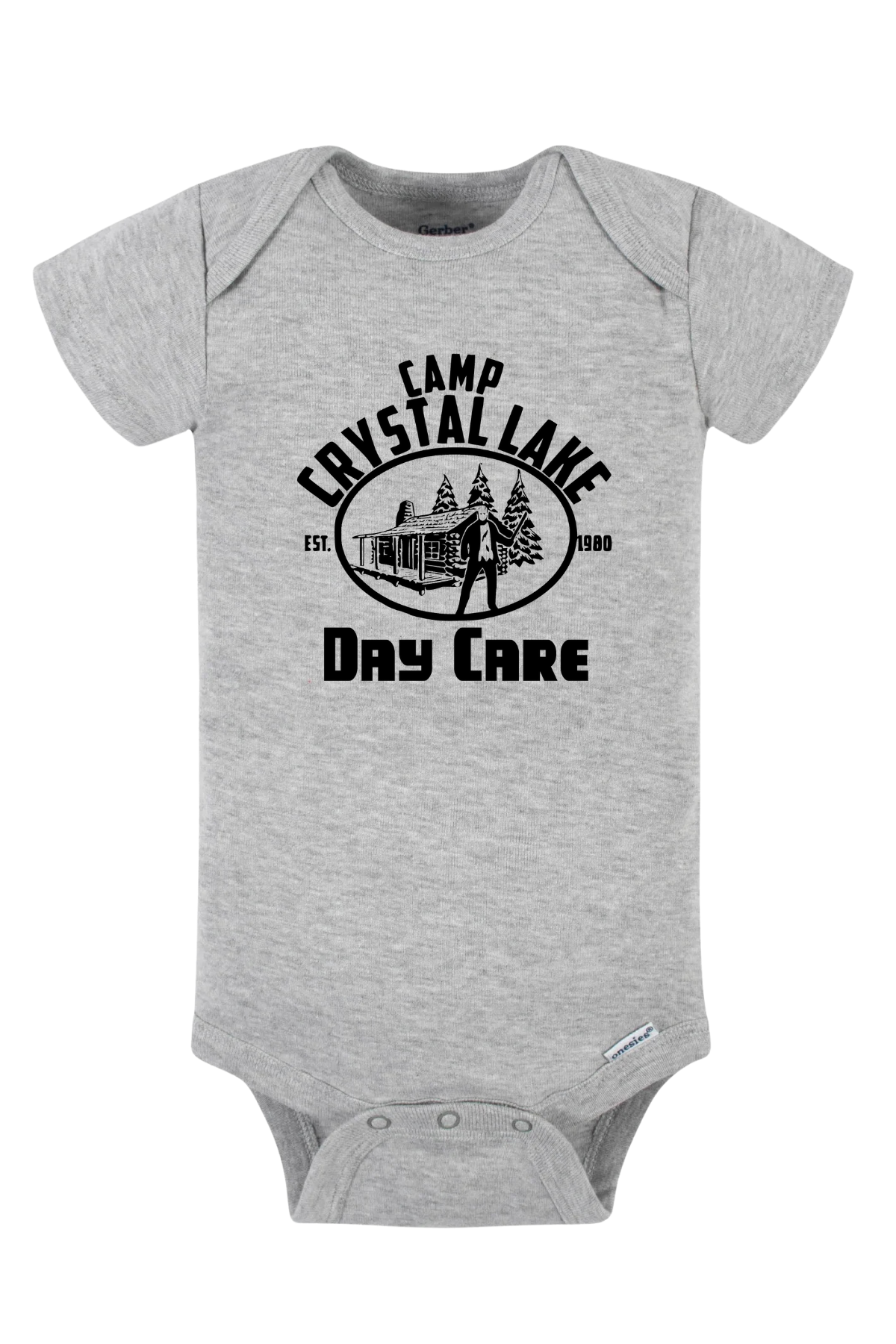 Camp Crystal Lake Daycare Onesie