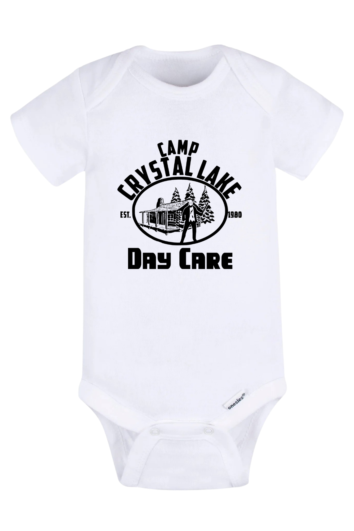 Camp Crystal Lake Daycare Onesie