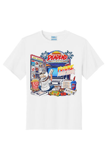 DeadEnd Horror Movie Addict T-Shirt - white