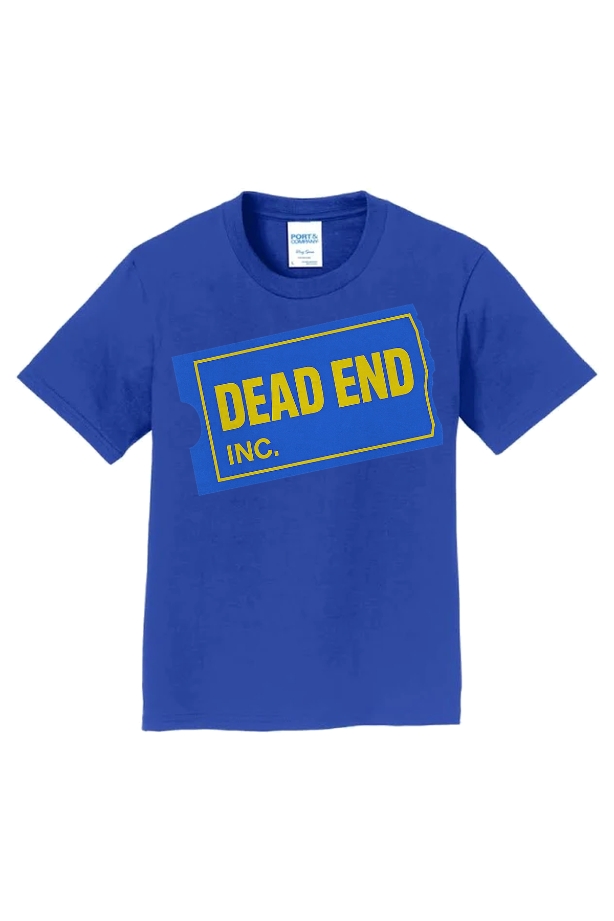 Dead End Blockbuster T-Shirt - royal blue