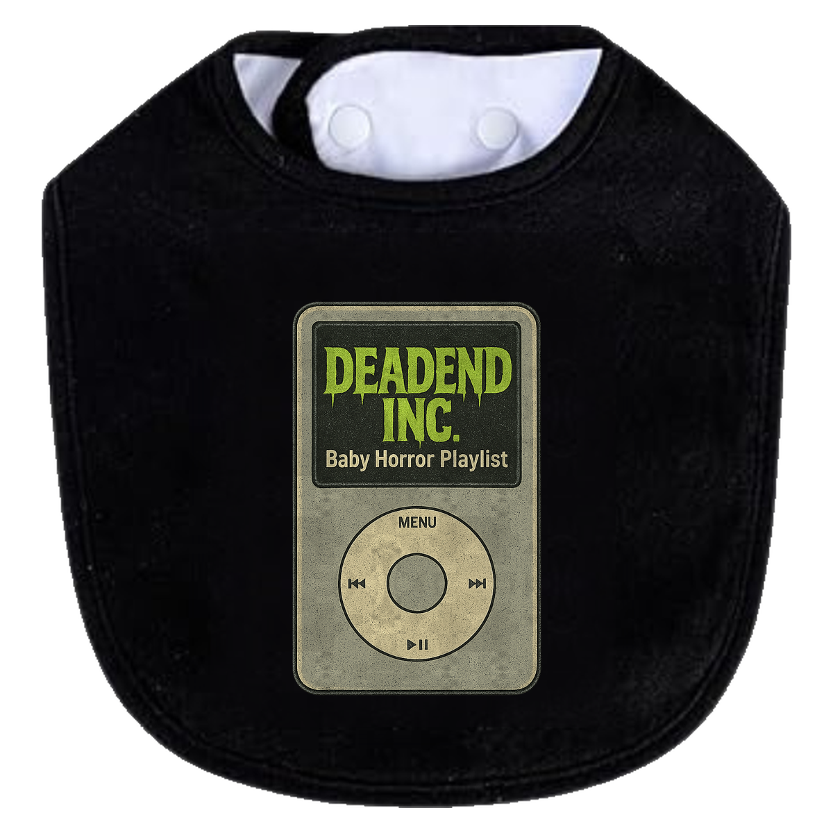 Dead End Ipod Bib - black
