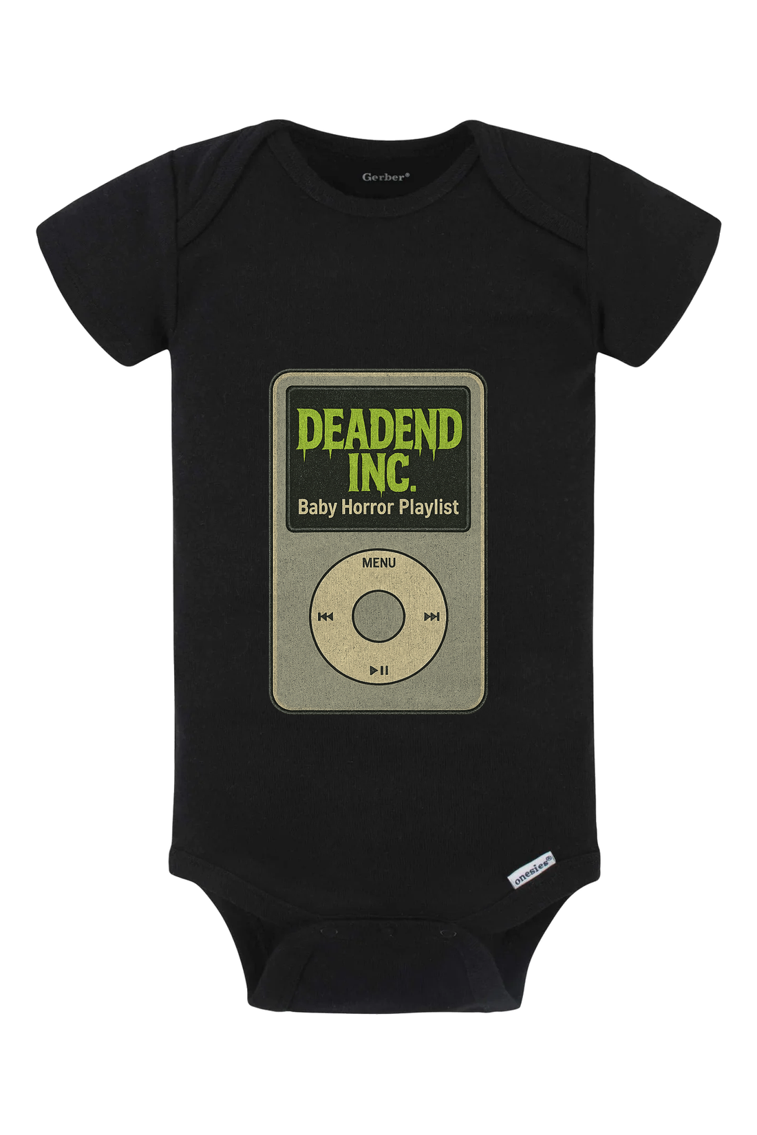 Dead End Ipod Onesie - white