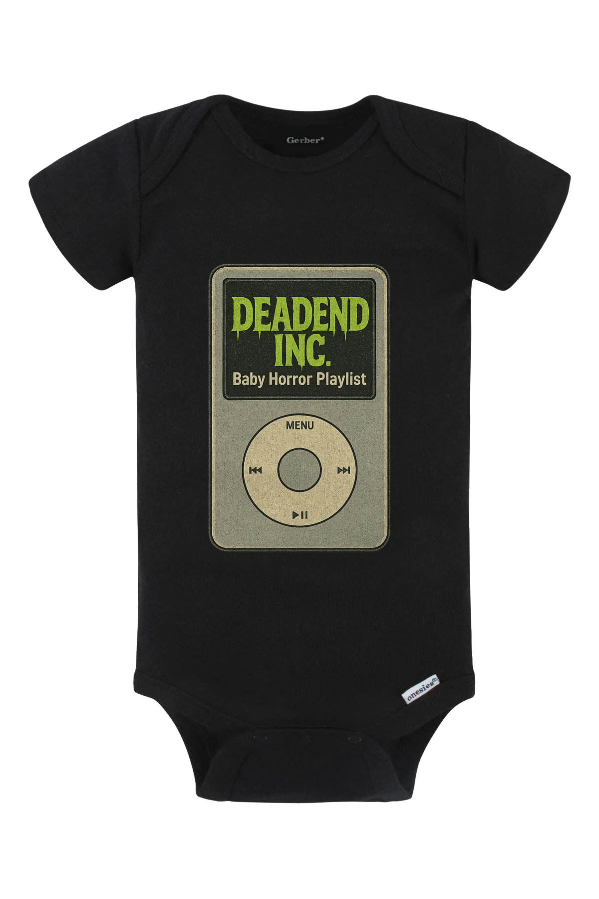 Dead End Ipod Onesie - black
