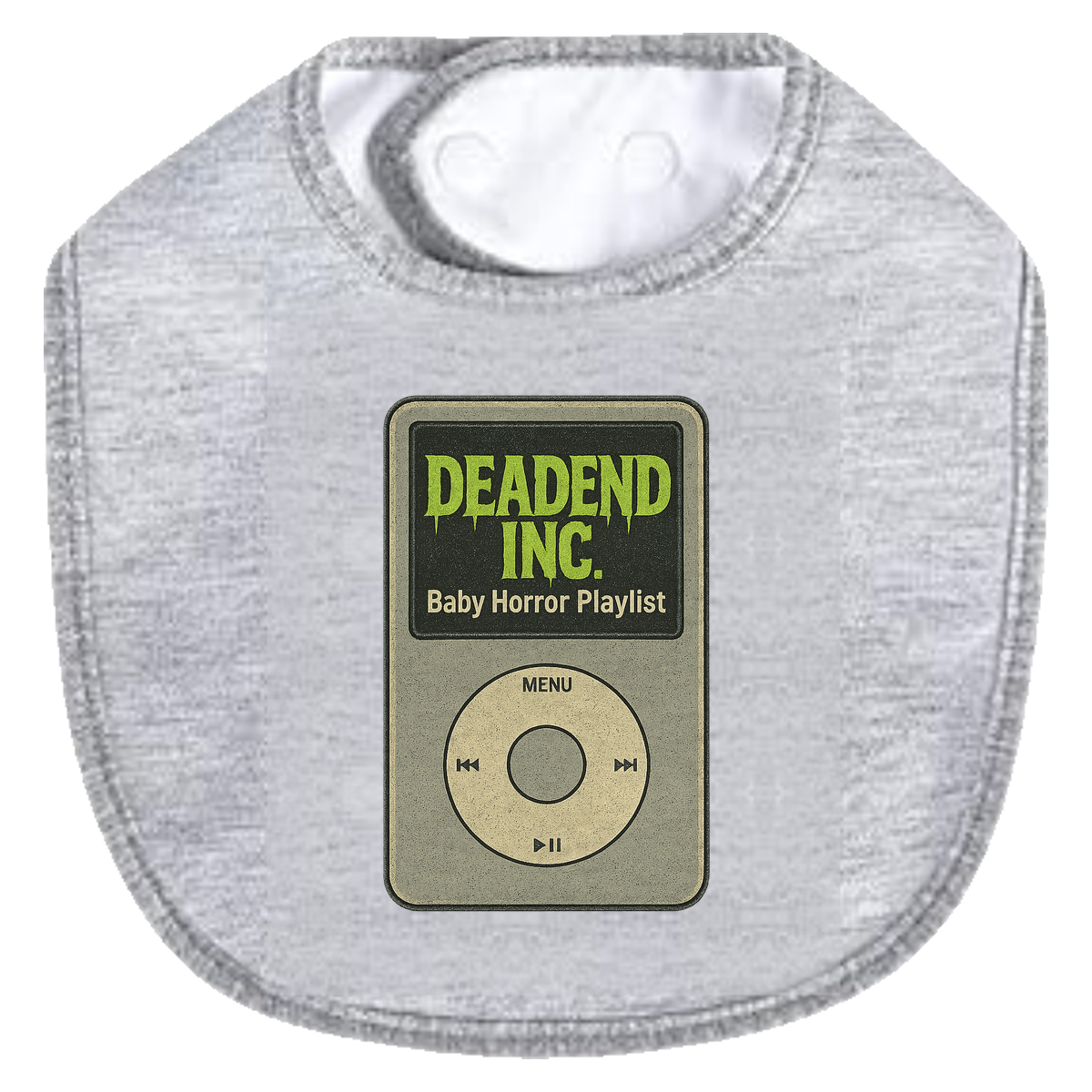 Dead End Ipod Bib - gray