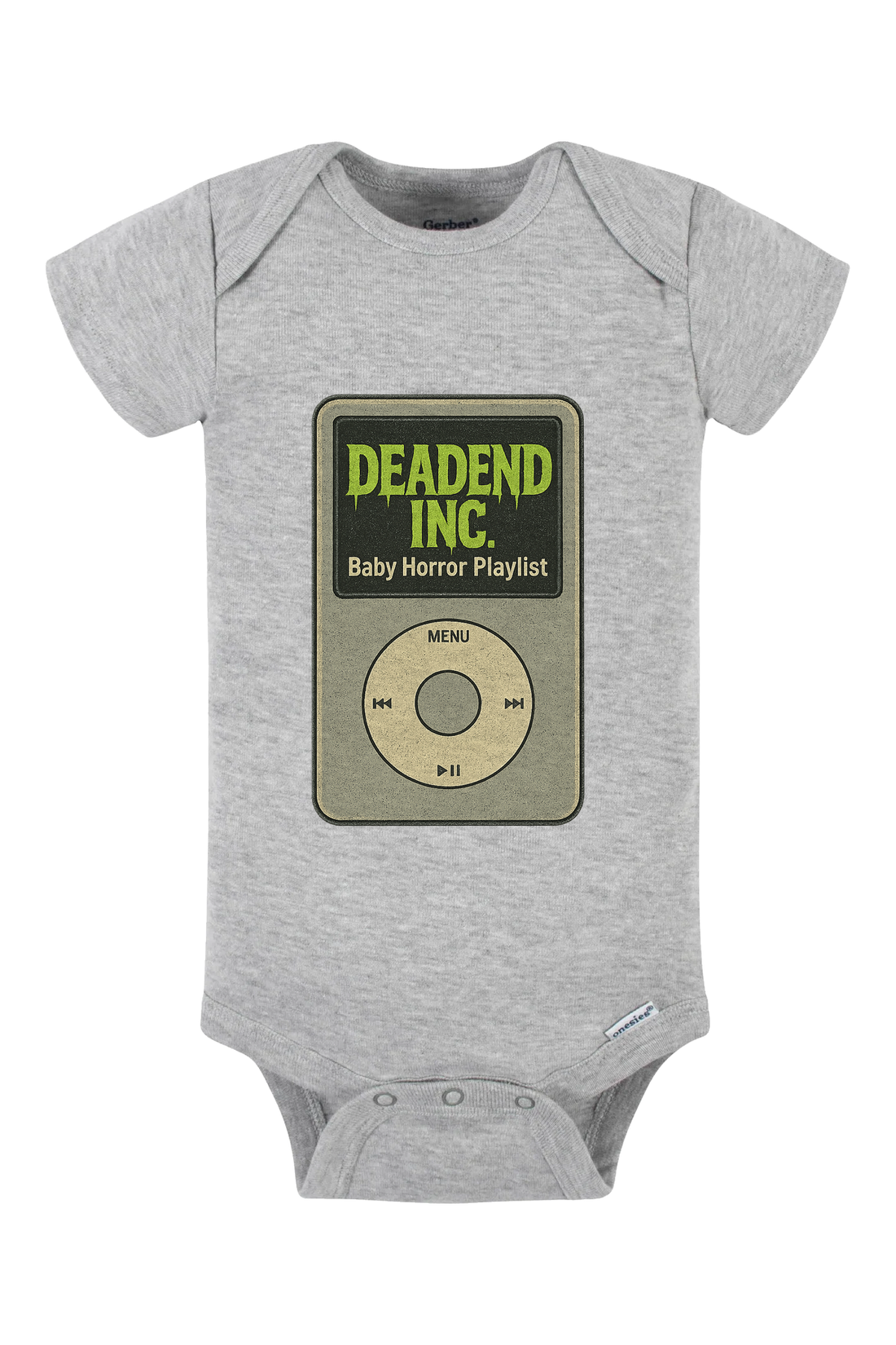 Dead End Ipod Onesie - light blue