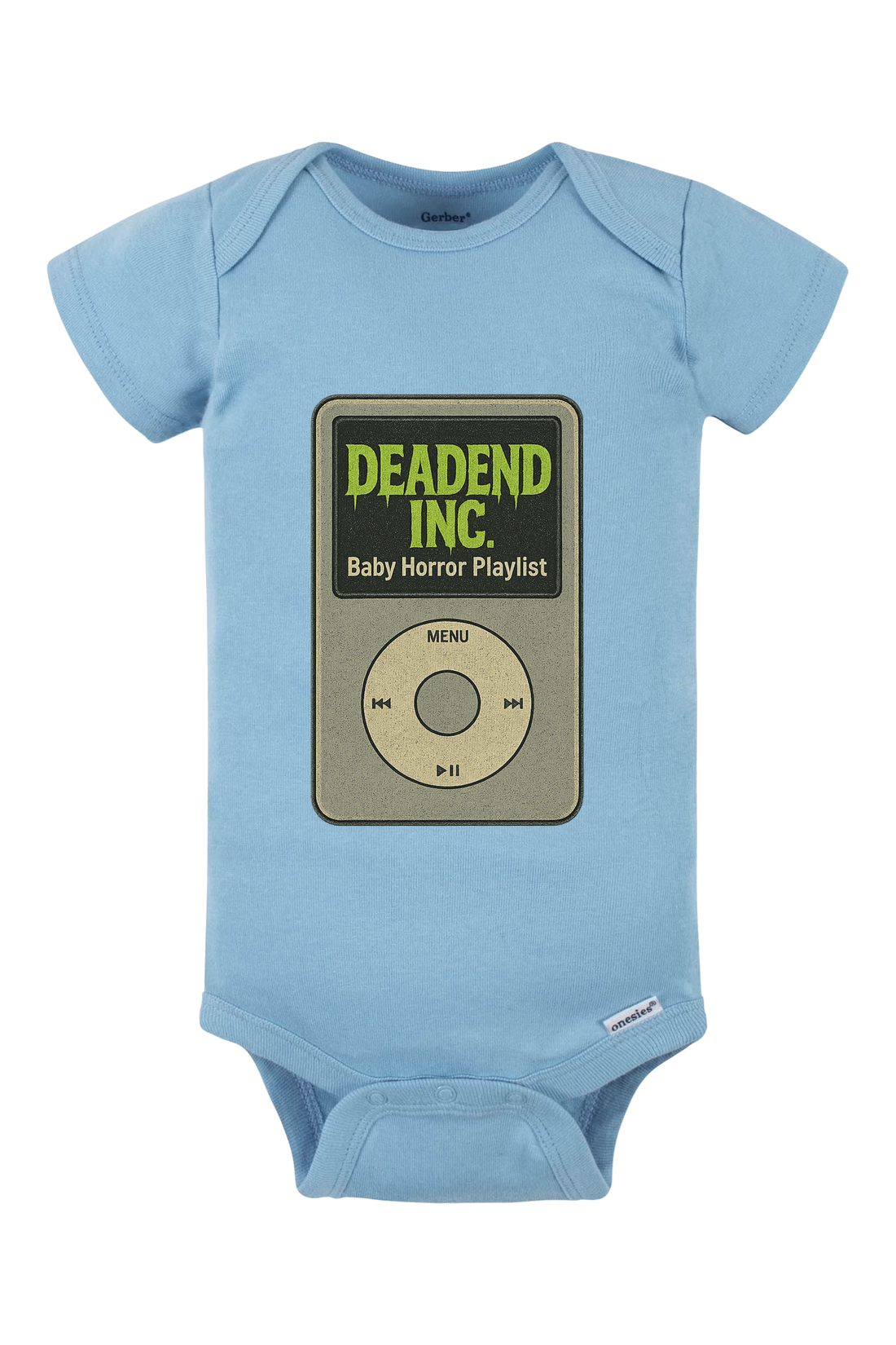 Dead End Ipod Onesie - light blue