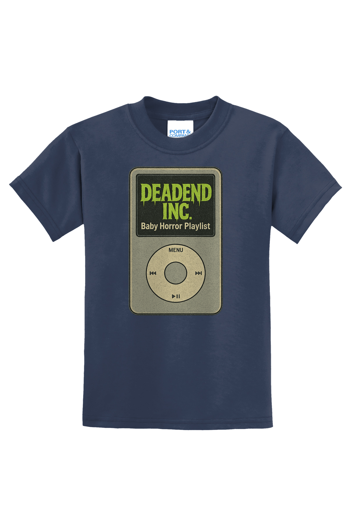 Dead End Ipod T-Shirt - navy blue