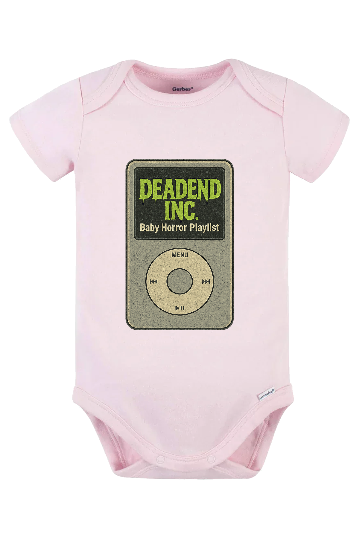 Dead End Ipod Onesie - pink