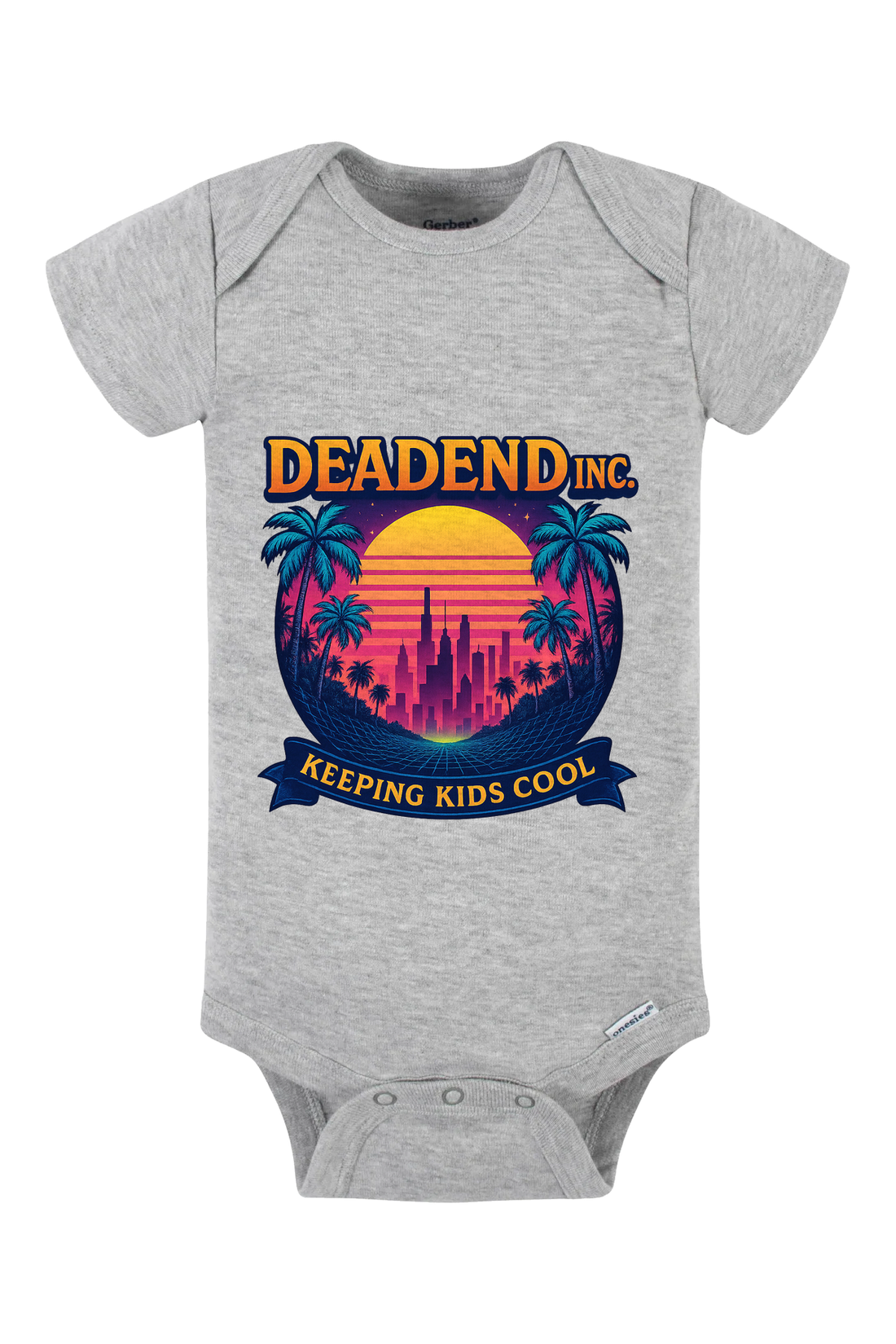 Dead End LA Onesie - gray