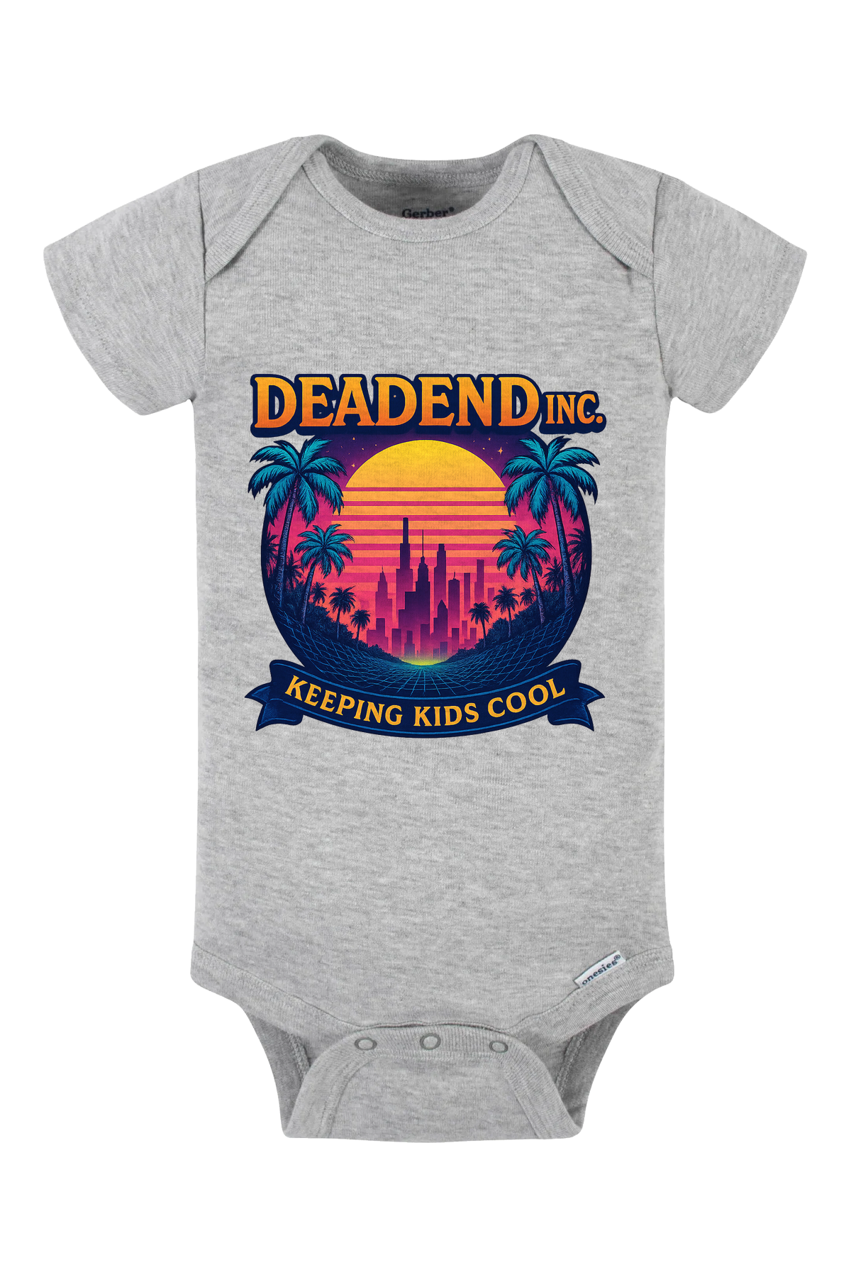Dead End LA Onesie - gray