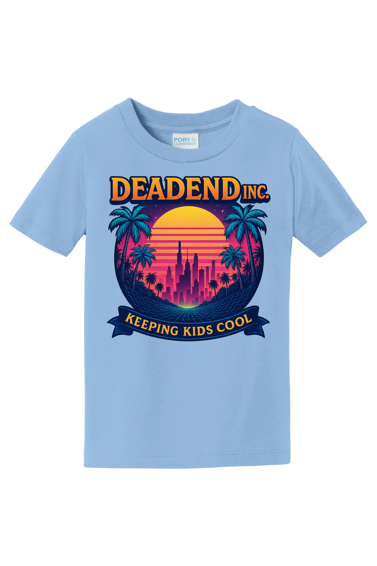 Dead End LA T-Shirt - light blue