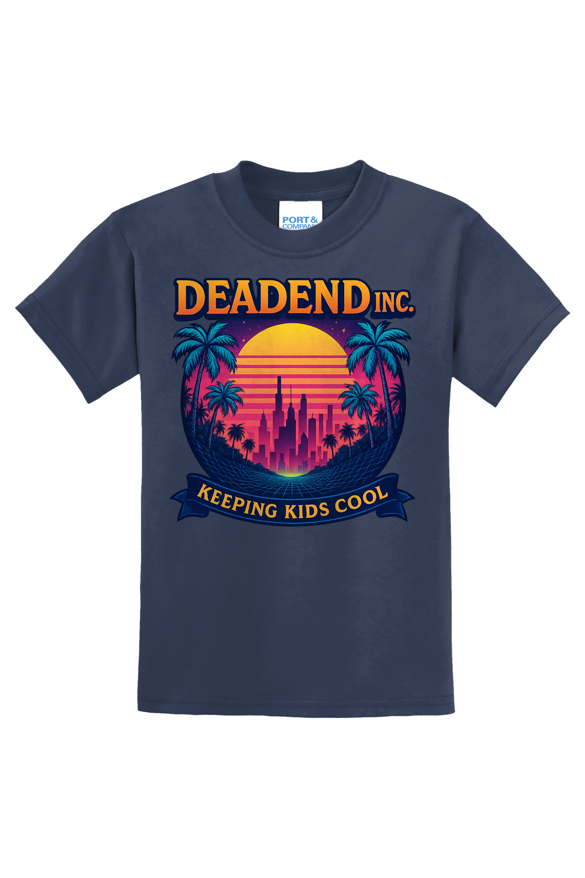 Dead End LA T-Shirt - navy blue
