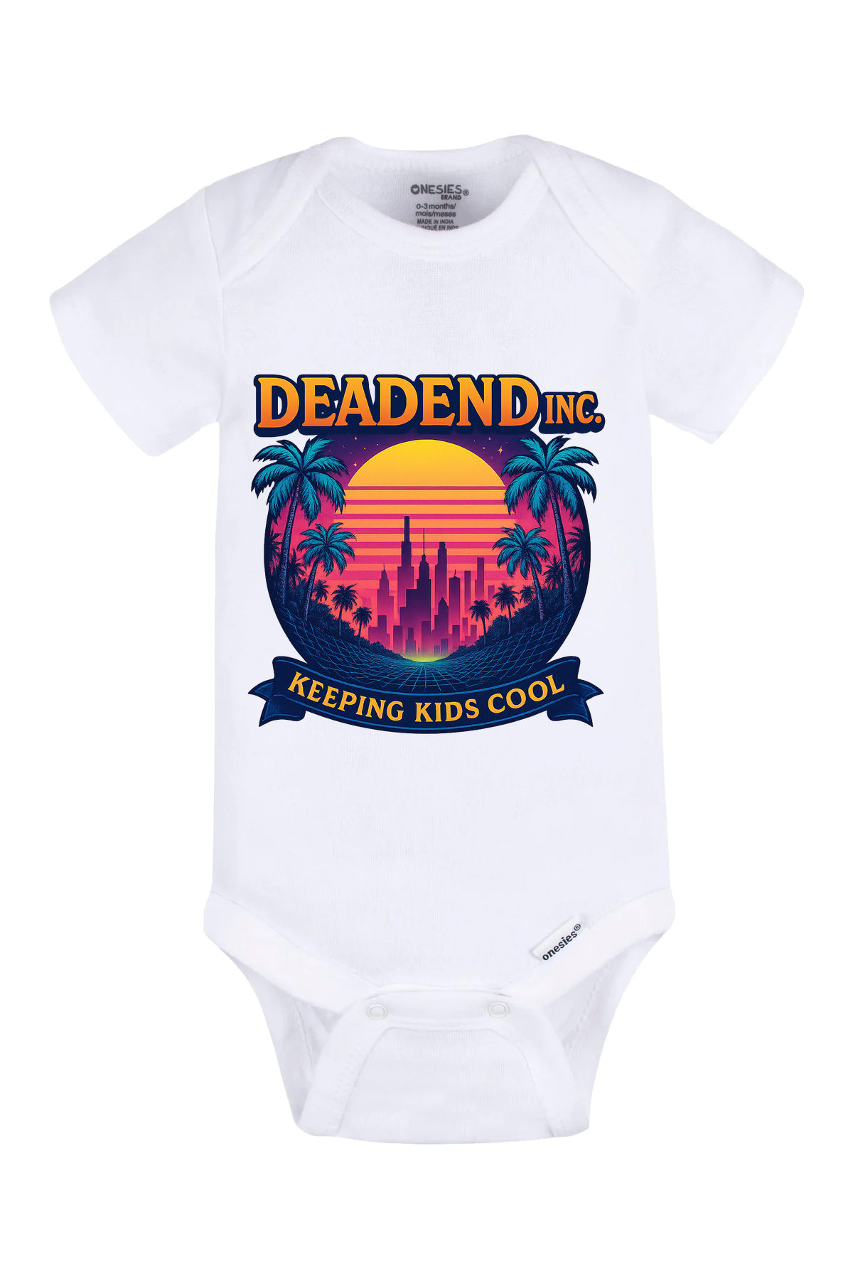 Dead End LA Onesie - white