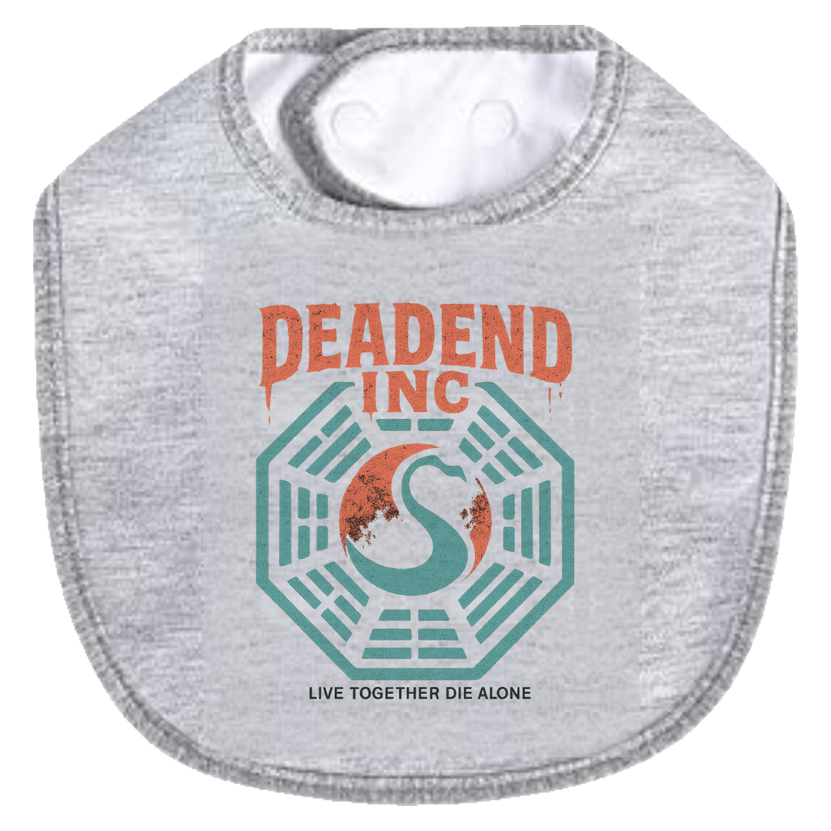 Dead End Lost Bib - gray